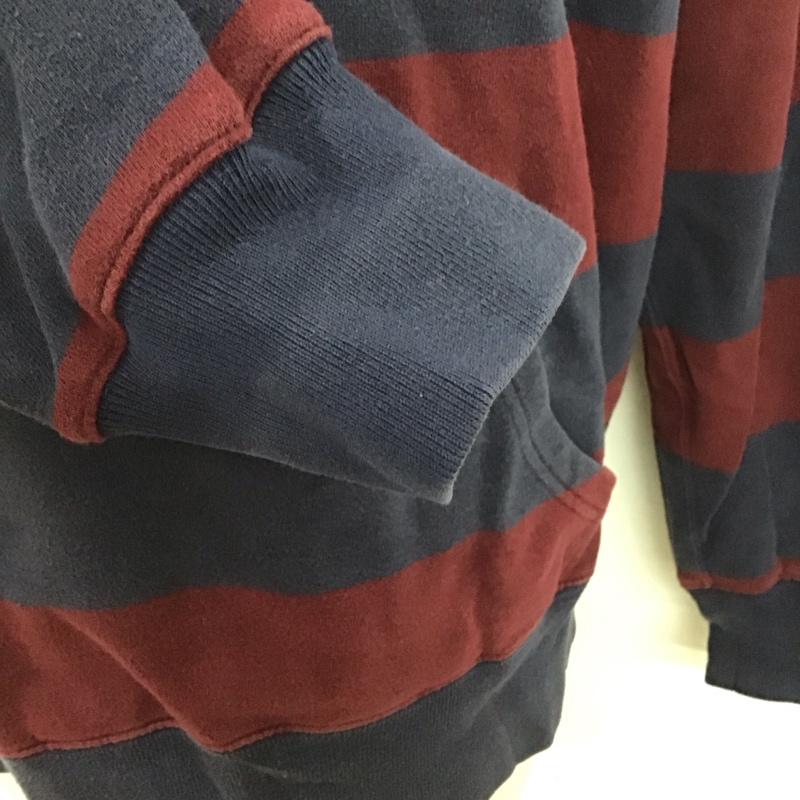 ポロバイラルフローレン Polo by RALPH LAUREN パーカー 長袖 長袖パーカー プルオーバーパーカー プリントスウェット トレーナー XXL ボーダー柄 マルチカラー / マルチカラー /  メンズ USED 古着 中古 10123956