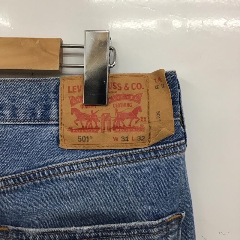 リーバイストラウスアンドコー Levi Strauss & co. パンツ デニム、ジーンズ デニムパンツ スリムパンツ カジュアルパンツ ストレッチパンツ 31インチ 無地 インディゴ / インディゴ /  メンズ USED 古着 中古 10136737