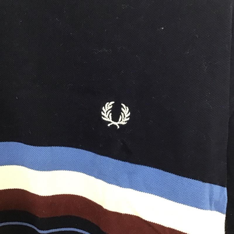 フレッドペリー FRED PERRY Tシャツ 半袖 XS 無地 紺 / ネイビー /  メンズ USED 古着 中古 10134511