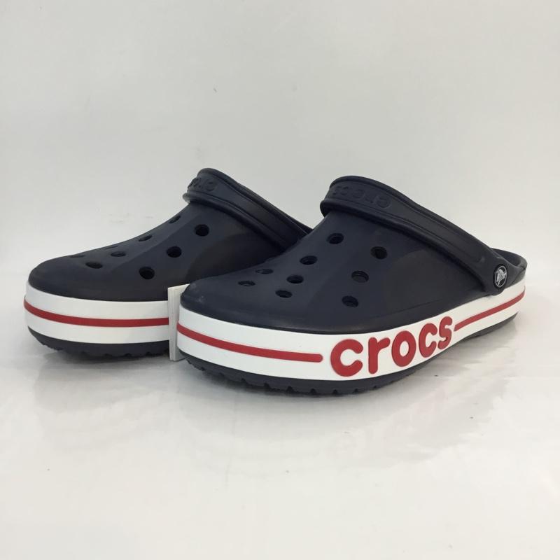 クロックス crocs サンダル サンダル 205089-4CC バヤバンドクログ Bayaband 23.0cm 無地 紺 / ネイビー /  レディース USED 古着 中古 10117339