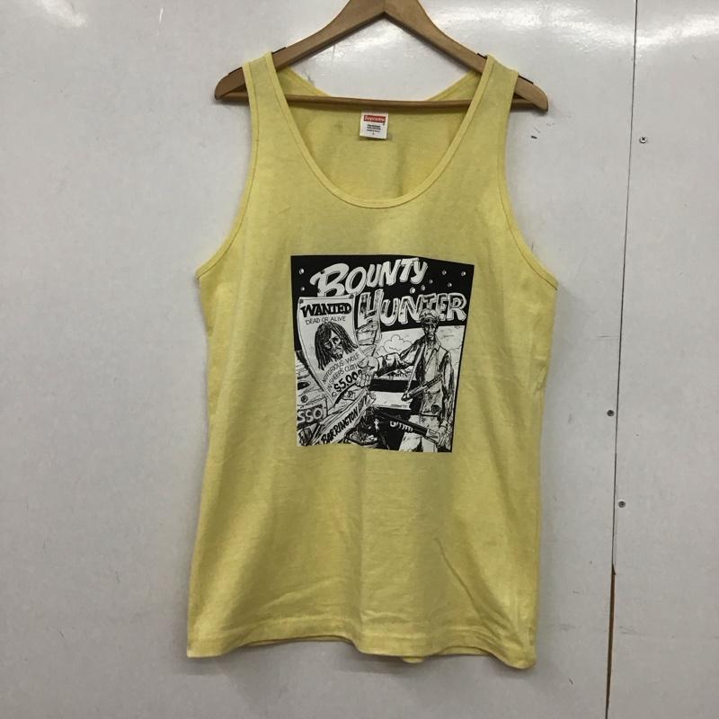シュプリーム Supreme タンクトップ タンクトップ 16SS BarringtonLevyBountyHunterTankTop L プリント 黄 / イエロー /  メンズ USED 古着 中古 10147011