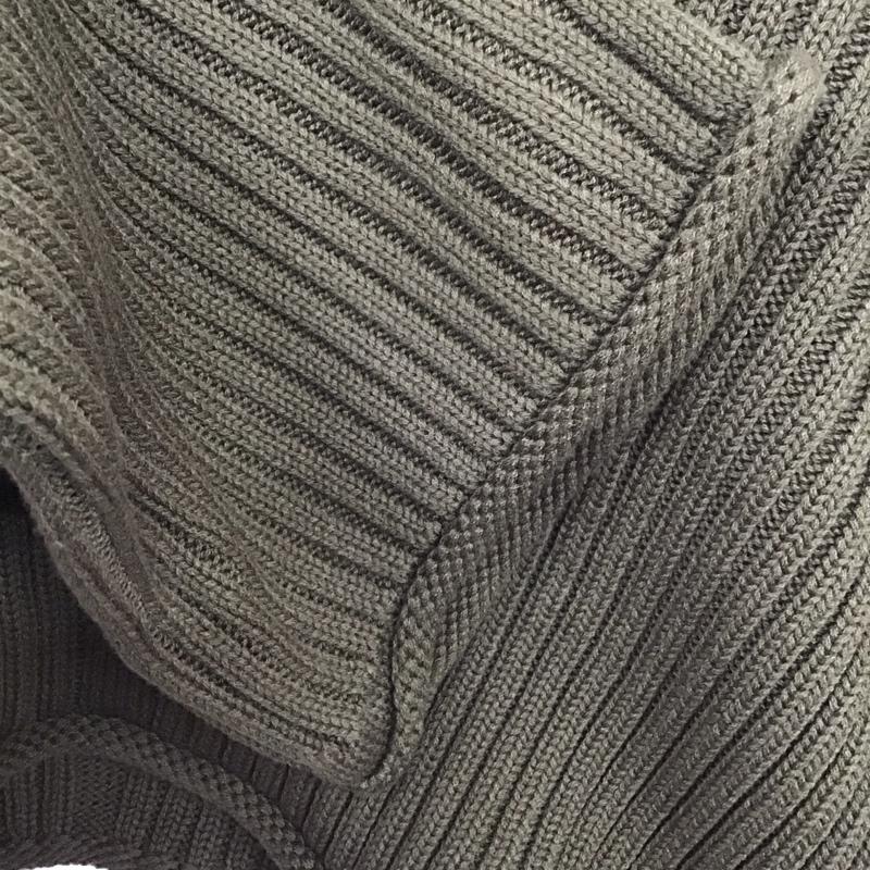 ザラ ZARA ニット、セーター 長袖 6771 142 505 クロップド丈 リブ タートルネック タグ付き M 無地 カーキ / カーキ /  レディース USED 古着 中古 10131300
