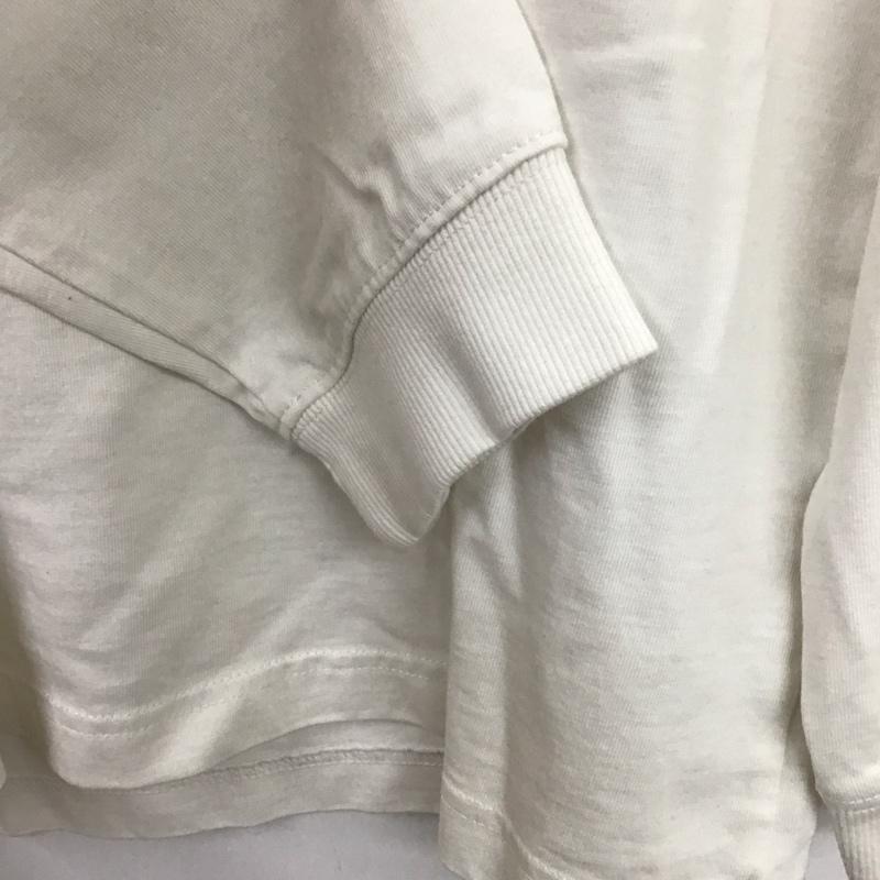 ザラ ZARA Tシャツ 長袖 M ロゴ、文字 X 刺繍 白 / ホワイト /  レディース USED 古着 中古 10133792