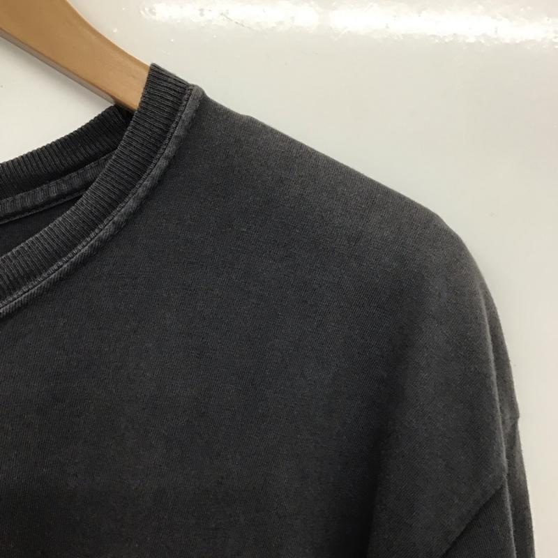 ステューシー STUSSY Tシャツ 半袖 L ロゴ、文字 X プリント チャコールグレー / チャコールグレー /  メンズ USED 古着 中古 10133105