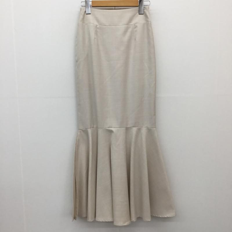 ユーズドクロージング used clothes スカート ロングスカート philme フィルム　マーメイドスカート S 無地 ベージュ / ベージュ /  レディース USED 古着 中古 10115038