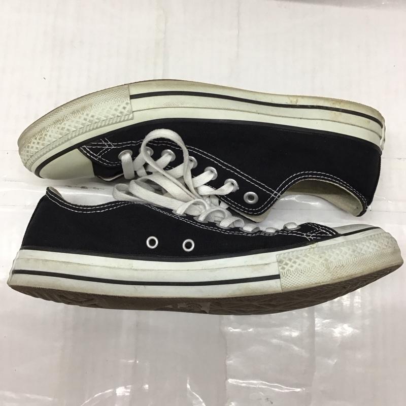 コンバース CONVERSE スニーカー スニーカー M9166 ALL STAR OX 27cm 27.0cm ロゴ、文字 黒 / ブラック / X 白 / ホワイト /  メンズ USED 古着 中古 10116442