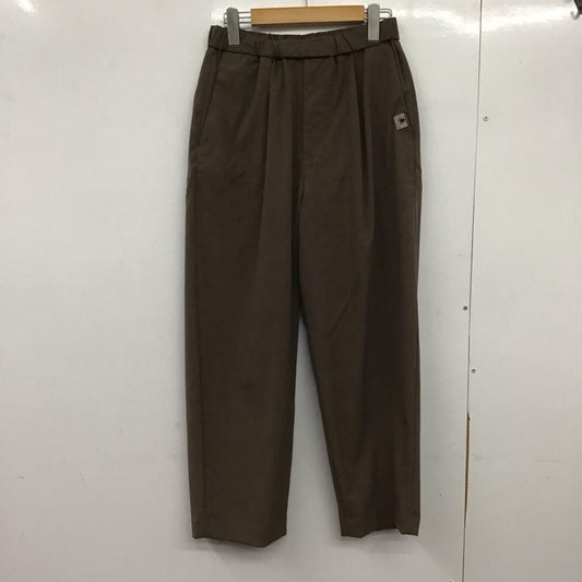 ジーユー GU ボトムス ボトムス 321-334566 ミハラヤスヒロ ワイドテーパードトラウザー S ワンポイント 茶 / ブラウン /  メンズ USED 古着 中古 10146361