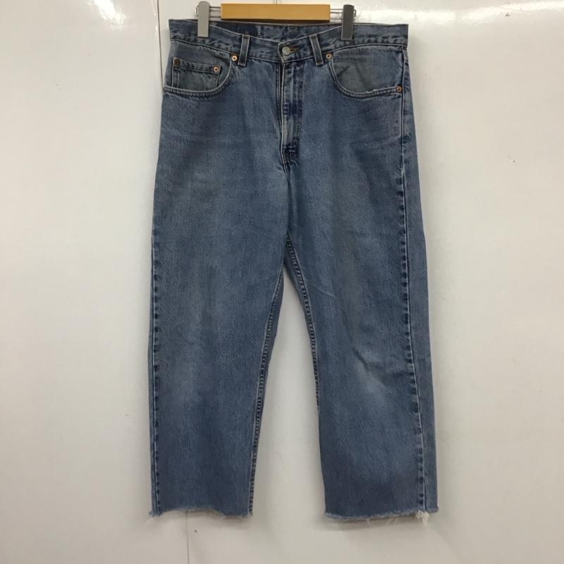 リーバイス Levi s パンツ デニム、ジーンズ 550 W34 L32 リラックスフィット 90年代 USA製 34インチ 無地 青 / ブルー /  メンズ USED 古着 中古 10113930