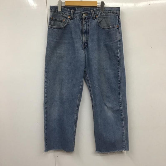 リーバイス Levi s パンツ デニム、ジーンズ 550 W34 L32 リラックスフィット 90年代 USA製 34インチ 無地 青 / ブルー /  メンズ USED 古着 中古 10113930