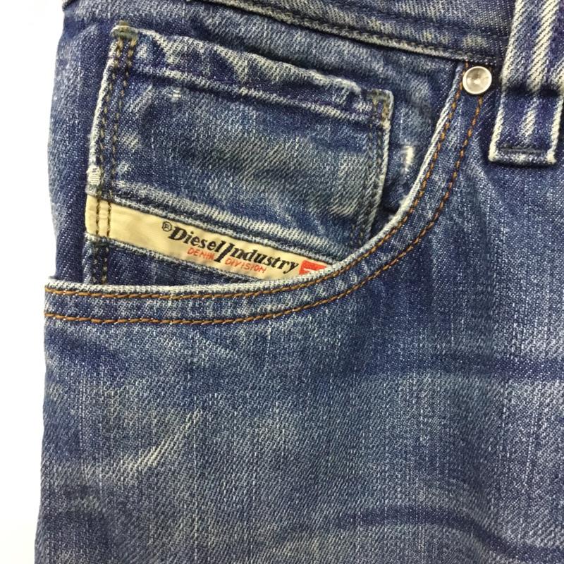 ディーゼル DIESEL パンツ デニム、ジーンズ デニムパンツ スリムパンツ ストレートパンツ ジーンズ 33インチ 無地 インディゴ / インディゴ /  メンズ USED 古着 中古 10118703