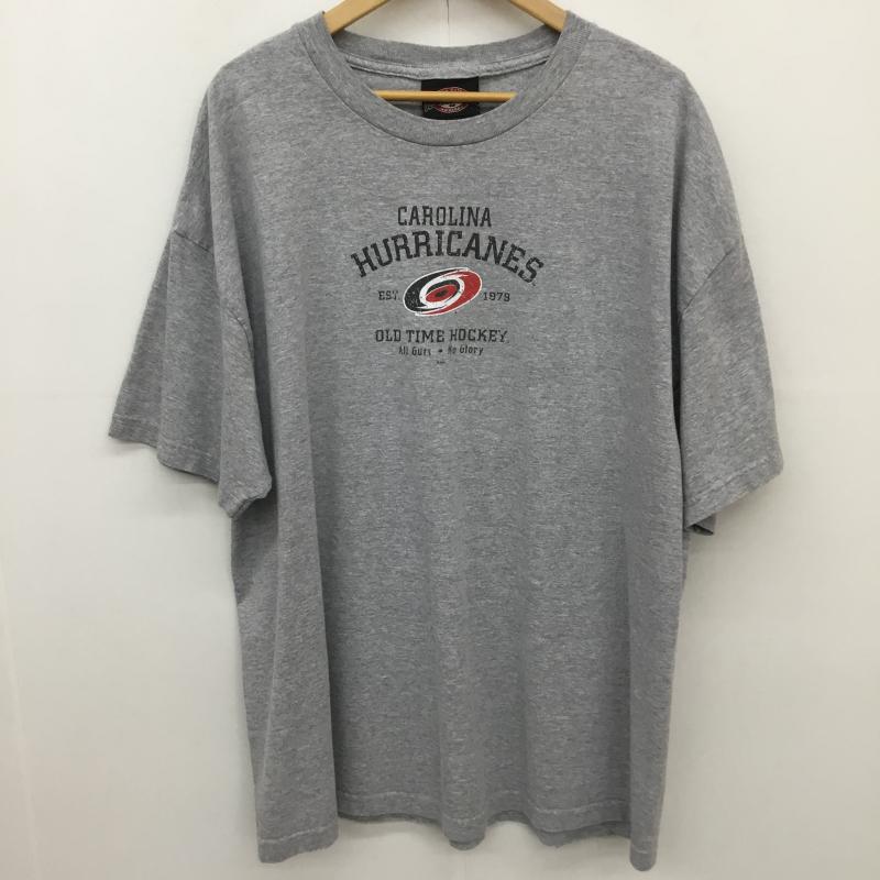 ユーズドクロージング used clothes Tシャツ 半袖 RN100986 CA37163 OLD TIME SUPORTS Tシャツ グレー XXL ロゴ、文字 灰 / グレー /  メンズ USED 古着 中古 10130949