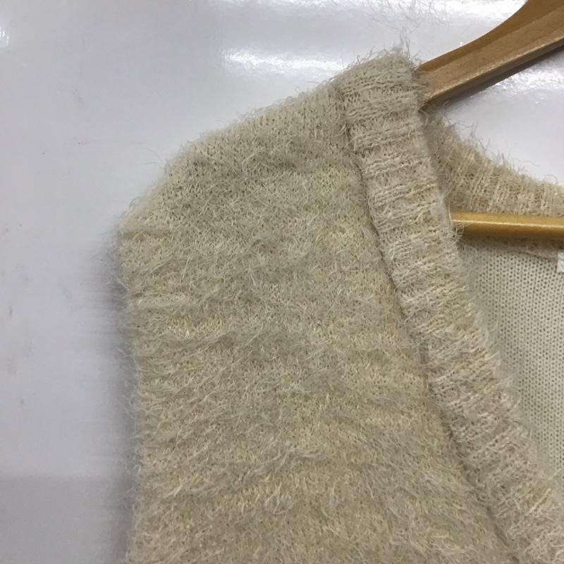 ディスコート Discoat ベスト ベスト FREE 無地 アイボリー / アイボリー /  レディース USED 古着 中古 10142863