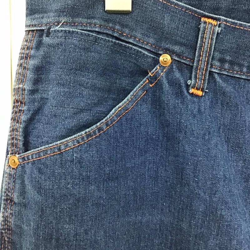 ビックマック BIGMAC パンツ デニム、ジーンズ デニムパンツ ストレートパンツ ワイドパンツ カジュアルパンツ 70s ペインター FREE 無地 インディゴ / インディゴ /  メンズ USED 古着 中古 10119245