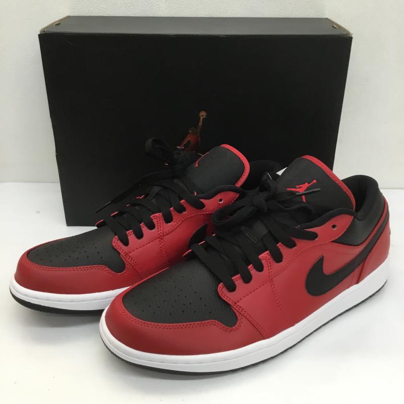 ナイキ NIKE スニーカー スニーカー AIR JORDAN 1 LOW エア ジョーダン 1 ロー ジムレッド 553558-605 タグ付 28.5cm ロゴ、文字 黒 / ブラック / X 赤 / レッド /  メンズ USED 古着 中古 10107075