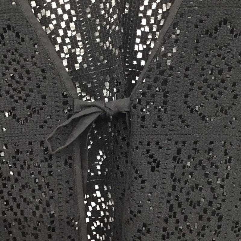 ニコアンド niko and... ベスト ベスト 無地 黒 / ブラック /  レディース USED 古着 中古 10139943