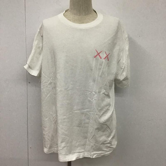 ユニクロ UNIQLO Tシャツ 半袖 341-467774 カウズ UT グラフィックTシャツ XXL プリント 白 / ホワイト /  メンズ USED 古着 中古 10105984