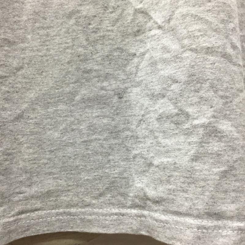 アディダス adidas Tシャツ 半袖 半袖カットソー プリントTシャツ クルーネックカットソー 古着 L ロゴ、文字 灰 / グレー /  メンズ USED 古着 中古 10115766