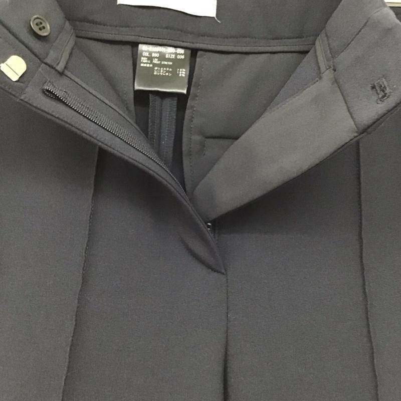 セオリー theory パンツ スラックス 36 無地 紺 / ネイビー /  レディース USED 古着 中古 10147236