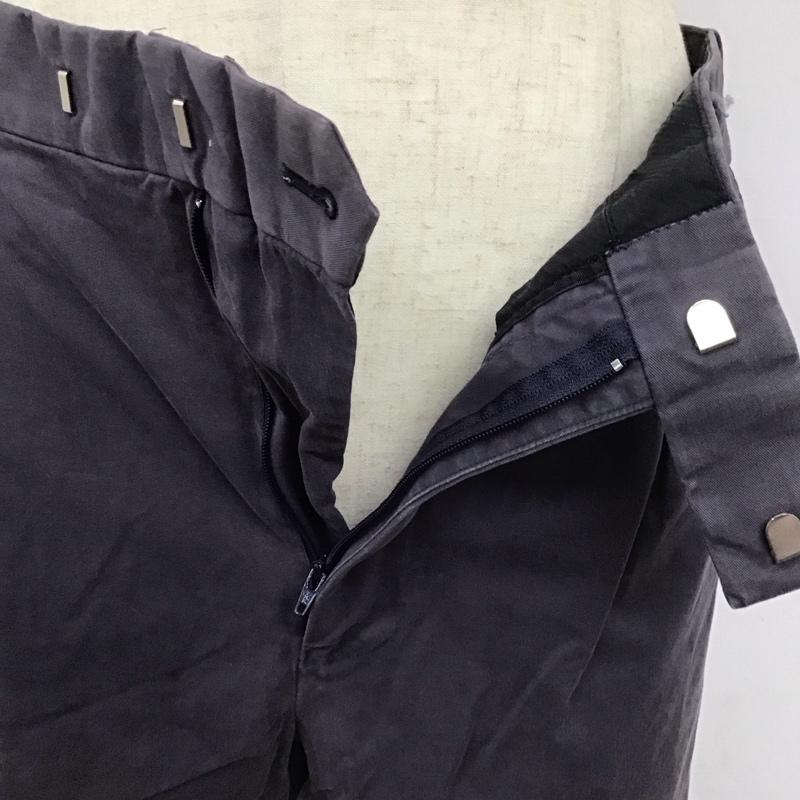 エルメネジルド・ゼニア Ermenegildo Zegna パンツ チノパン チノパン カジュアルパンツ ワイドパンツ ストレートパンツ L 無地 紺 / ネイビー /  メンズ USED 古着 中古 10112741