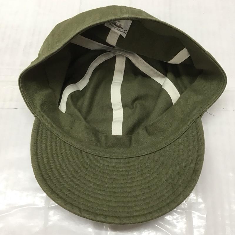 スティーブンソンオーバーオール STEVENSON OVERALL CO. 帽子 キャップ コットン 無地 カーキ / カーキ /  メンズ USED 古着 中古 10115850