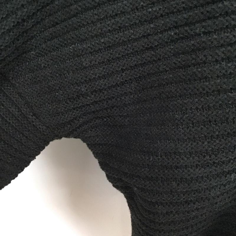ダブルクローゼット w closet ニット、セーター 長袖 長袖ニットカットソー ニット セーター ワイドネックニット FREE 無地 黒 / ブラック /  レディース USED 古着 中古 10124338