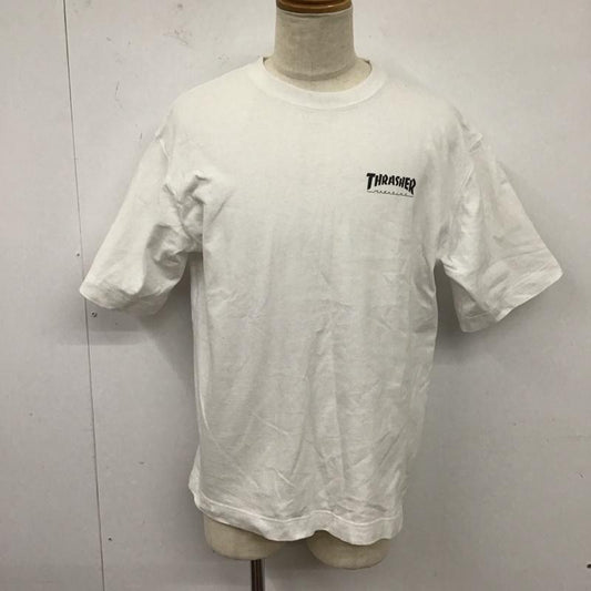スラッシャー THRASHER Tシャツ 半袖 半袖カットソー プリントTシャツ クルーネックカットソー L プリント 白 / ホワイト /  メンズ USED 古着 中古 10124008