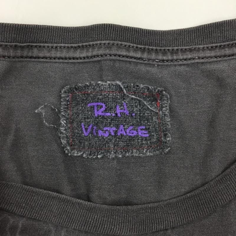 ロンハーマンヴィンテージ R.H. Vintage Tシャツ 半袖 半袖カットソー プリントTシャツ クルーネックカットソー M プリント 黒 / ブラック /  メンズ USED 古着 中古 10114138