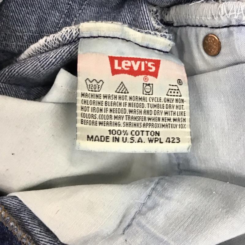 リーバイストラウスアンドコー Levi Strauss & co. パンツ デニム、ジーンズ デニムパンツ ストレートパンツ ワイドパンツ カジュアルパンツ 34インチ 無地 インディゴ / インディゴ /  メンズ USED 古着 中古 10119547