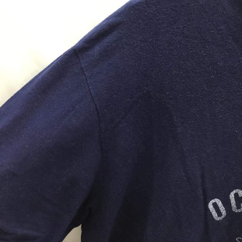 グローバルワーク GLOBAL WORK Tシャツ 半袖 XL プリント 紺 / ネイビー /  メンズ USED 古着 中古 10110690