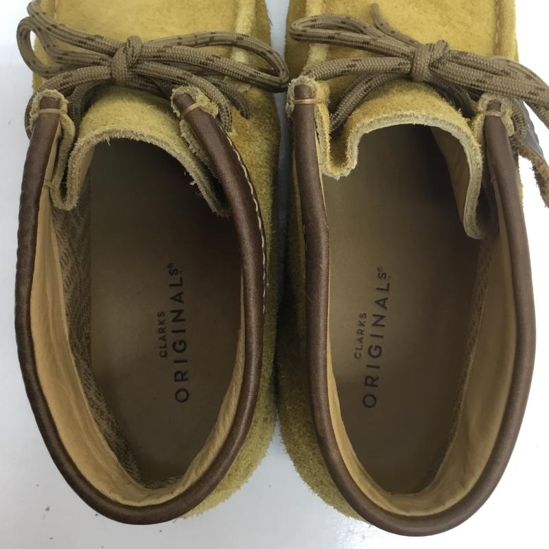 クラークス Clarks ブーツ ショートブーツ WallabeeBT GTX ワラビーブーツ ゴアテックス 25.5cm マスタード / マスタード /  メンズ USED 古着 中古 10107274