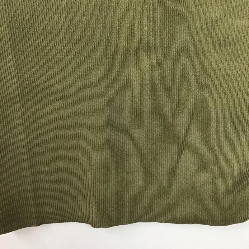 ザラ ZARA スカート ロングスカート タイトスカート L 無地 カーキ / カーキ /  レディース USED 古着 中古 10150502
