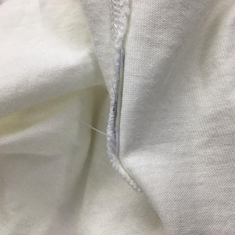 アディダス adidas Tシャツ 半袖 半袖カットソー プリントTシャツ クルーネックカットソー プリント 白 / ホワイト /  メンズ USED 古着 中古 10133714