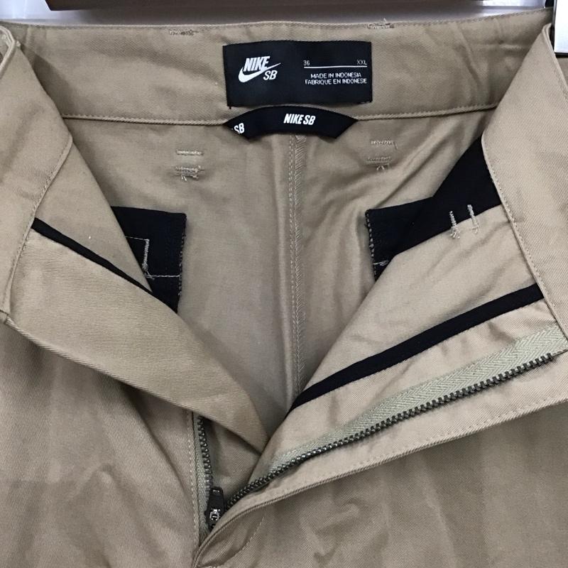 ナイキエスビー NIKE SB パンツ ショートパンツ ショートパンツ ハーフパンツ カジュアルパンツ XXL ロゴ、文字 ベージュ / ベージュ /  メンズ USED 古着 中古 10149714