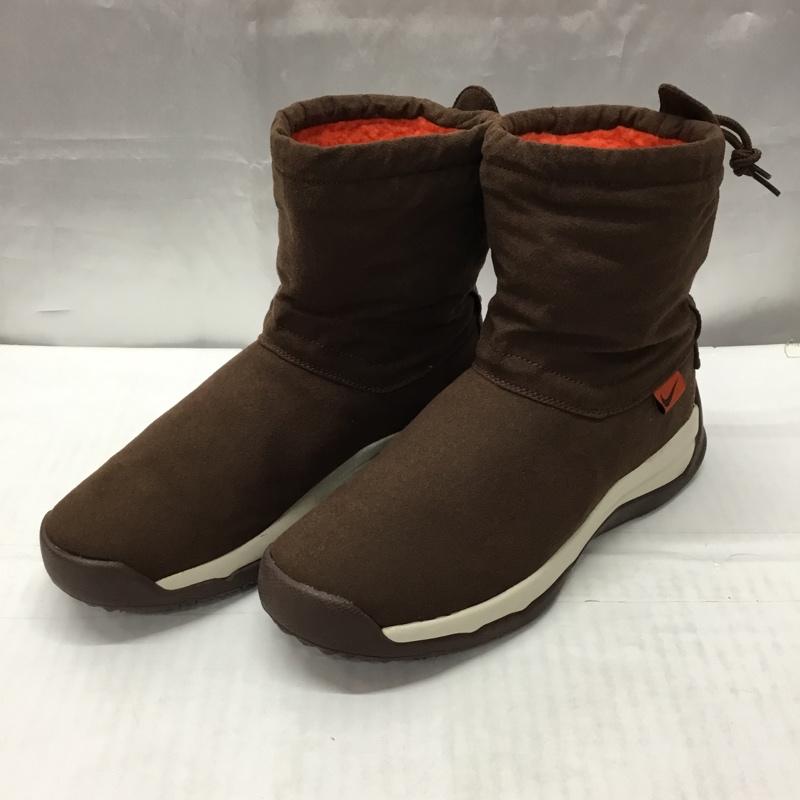 ナイキ NIKE ブーツ ショートブーツ 333689-200 チャカモックブーツ 24cm フリース 24.0cm ロゴ、文字 茶 / ブラウン / X 橙 / オレンジ /  レディース USED 古着 中古 10106188