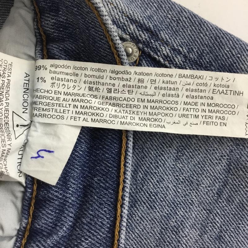 ザラ ZARA パンツ デニム、ジーンズ 40 無地 水色 / ライトブルー /  メンズ USED 古着 中古 10150662