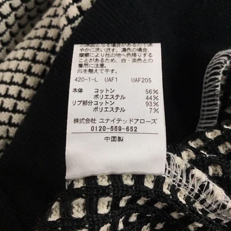 アデイインザライフ ユナイテッドアローズ A day in the life UNITED ARROWS ニット、セーター 長袖 6412-699-0415 クルーネック  白 / ホワイト / X 黒 / ブラック /  レディース USED 古着 中古 10147174