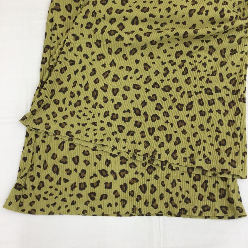 ジーナシス JEANASIS パンツ スラックス JS050734MW M 総柄 黄 / イエロー /  レディース USED 古着 中古 10134239