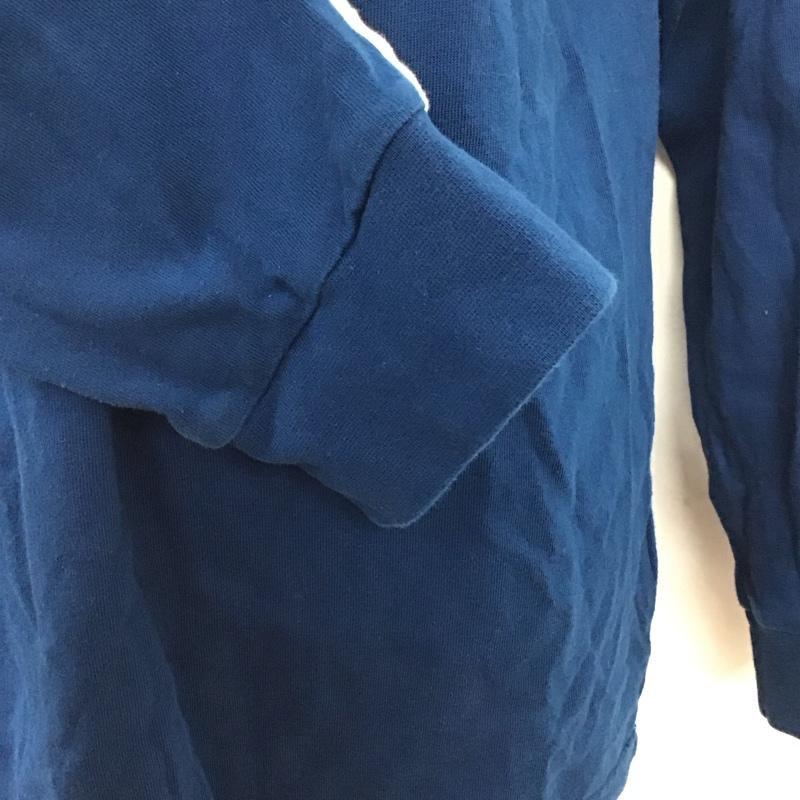 アディダスオリジナルス adidas originals カットソー 長袖 DV1559 スリーストライプ長袖Tシャツ ジャージ ラグラン ロゴ、文字 青 / ブルー /  メンズ USED 古着 中古 10117335