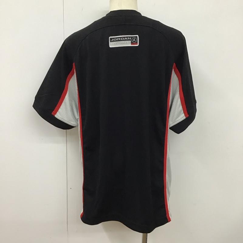 ジョーダンブランド JORDAN BRAND シャツ、ブラウス 半袖 半袖シャツ 前ボタンシャツ カジュアルシャツ M ロゴ、文字 黒 / ブラック /  メンズ USED 古着 中古 10127903