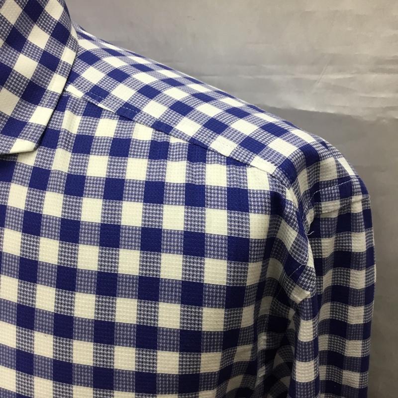 ヒューゴボス HUGO BOSS シャツ、ブラウス 長袖 長袖シャツ カラーシャツ ポケットシャツ 長袖カットソー チェックシャツ 42 チェック マルチカラー / マルチカラー /  メンズ USED 古着 中古 10119404