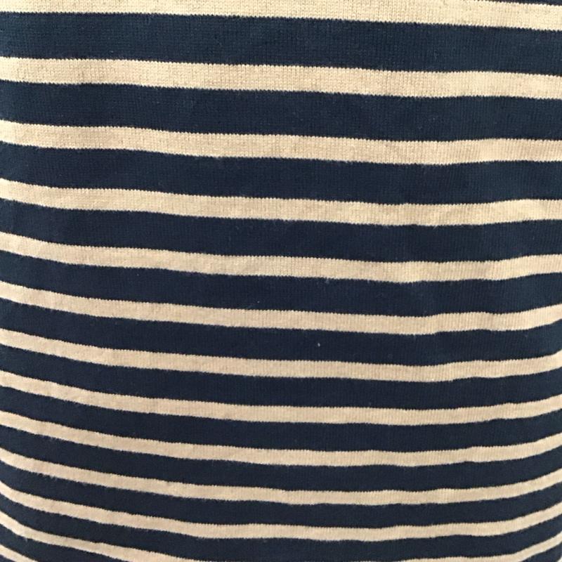 トップサイダー TOP-SIDER カットソー 長袖 長袖カットソー クルーネックカットソー ロングスリーブカットソー ボーダーTシャツ M ボーダー柄 黒 / ブラック / X 茶 / ブラウン /  メンズ USED 古着 中古 10124465