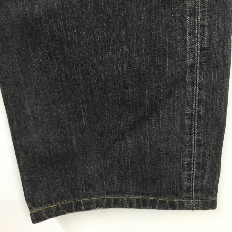 リーバイストラウスアンドコー Levi Strauss & co. パンツ デニム、ジーンズ デニムパンツ ストレートパンツ ワイドパンツ カジュアルパンツ 31インチ 無地 黒 / ブラック /  メンズ USED 古着 中古 10120468