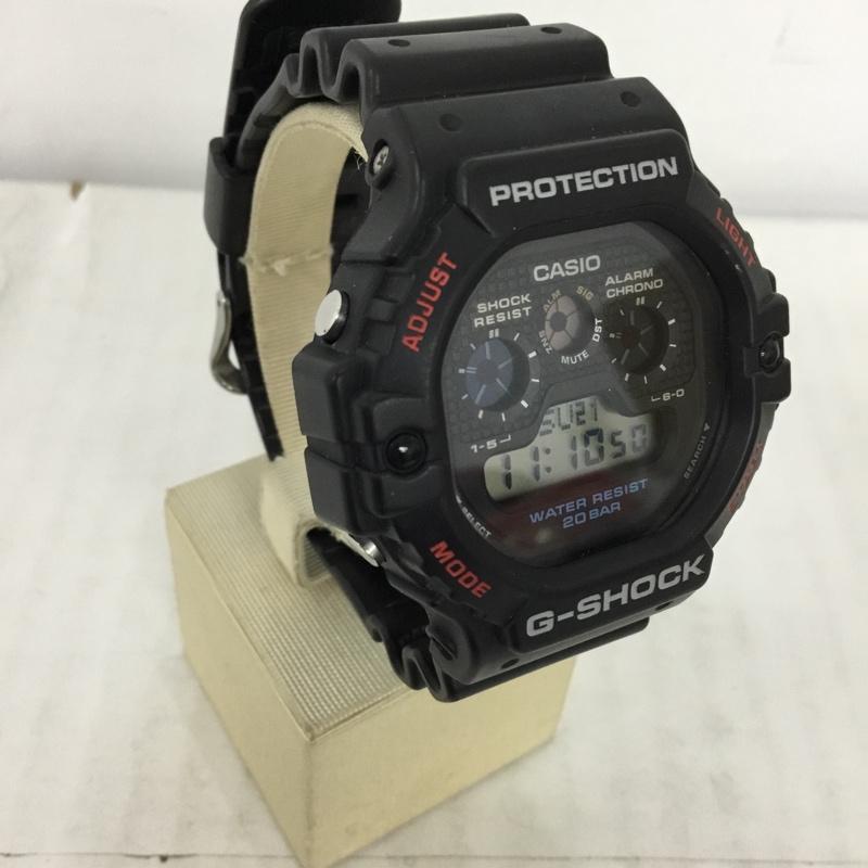 ジーショック G-SHOCK 腕時計 デジタル DW-5900 ロゴ、文字 黒 / ブラック /  メンズ USED 古着 中古 10109908