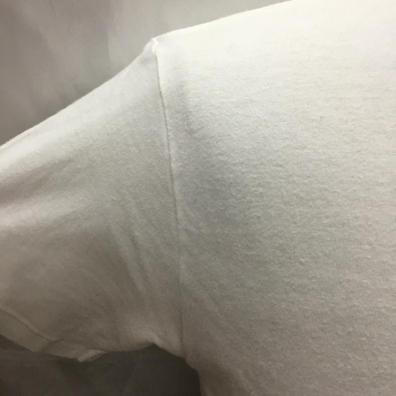ヘインズ HANES Tシャツ 半袖 半袖カットソー プリントTシャツ クルーネックカットソー ロンハーマン M 無地 白 / ホワイト /  メンズ USED 古着 中古 10113302