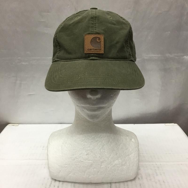 カーハート Carhartt 帽子 キャップ AH0289-M Odessa Cap 100289-301 ロゴ、文字 カーキ / カーキ /  メンズ USED 古着 中古 10106691