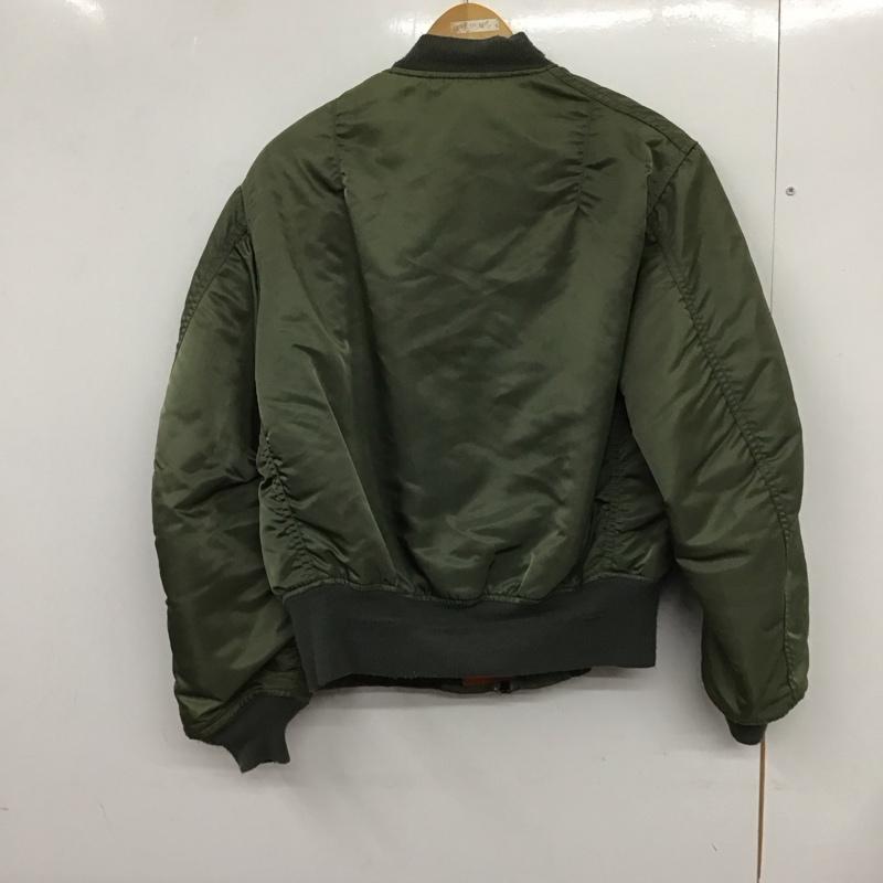アルファインダストリー Alpha Industries ジャケット、上着 ジャケット、ブレザー フライトジャケット ジップアップジャケット アウター S 無地 カーキ / カーキ /  メンズ USED 古着 中古 10132254