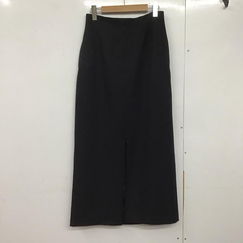 ユナイテッドアローズ UNITED ARROWS スカート ロングスカート 9124-673-0020 MARW 38 無地 黒 / ブラック /  レディース USED 古着 中古 10143744