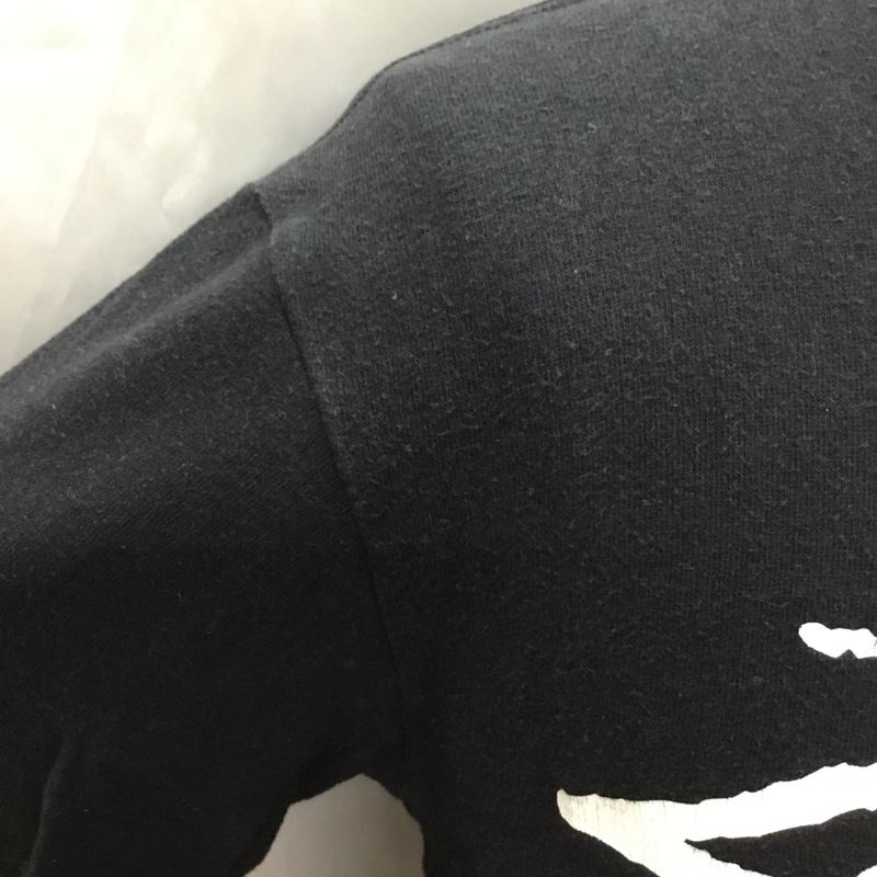 ステューシー STUSSY Tシャツ 半袖 半袖カットソー プリントTシャツ クルーネックカットソー S ロゴ、文字 黒 / ブラック /  メンズ USED 古着 中古 10116727