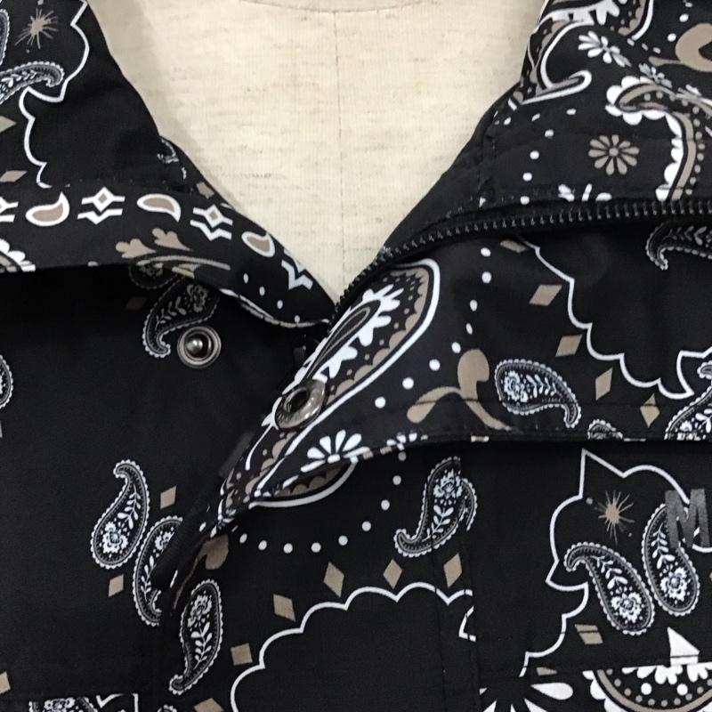 ジーユー GU ジャケット、上着 ジャケット、ブレザー 311-334117 MIHARAYASUHIRO ミハラヤスヒロ マウンテンパーカ 3レイヤーファブリック M ペイズリー 黒 / ブラック /  メンズ USED 古着 中古 10111877