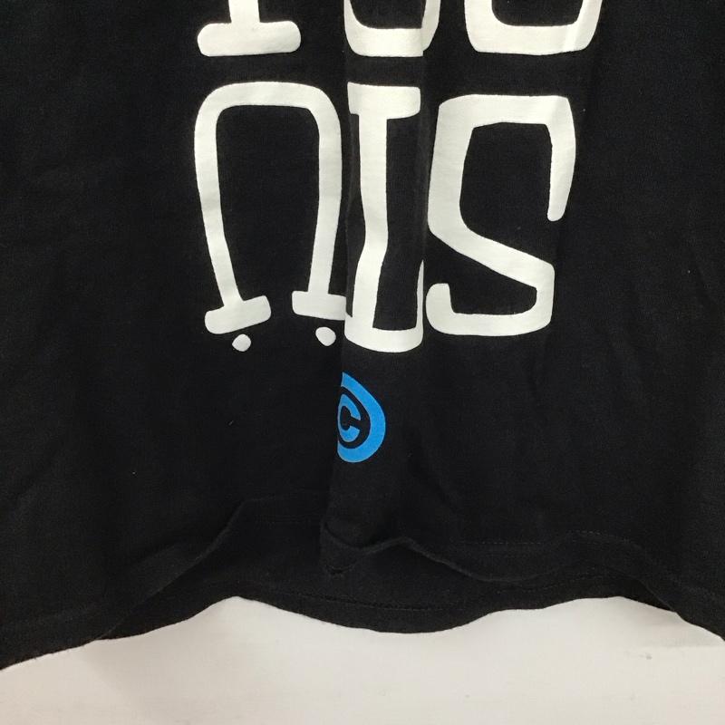 ステューシー STUSSY Tシャツ 半袖 半袖カットソー プリントTシャツ クルーネックカットソー S ロゴ、文字 黒 / ブラック /  メンズ USED 古着 中古 10128671
